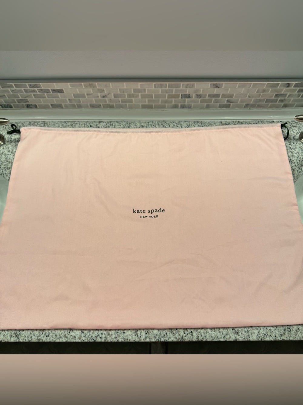 Kate Spade Pink Jumbo Size Cotton Dust Bag
